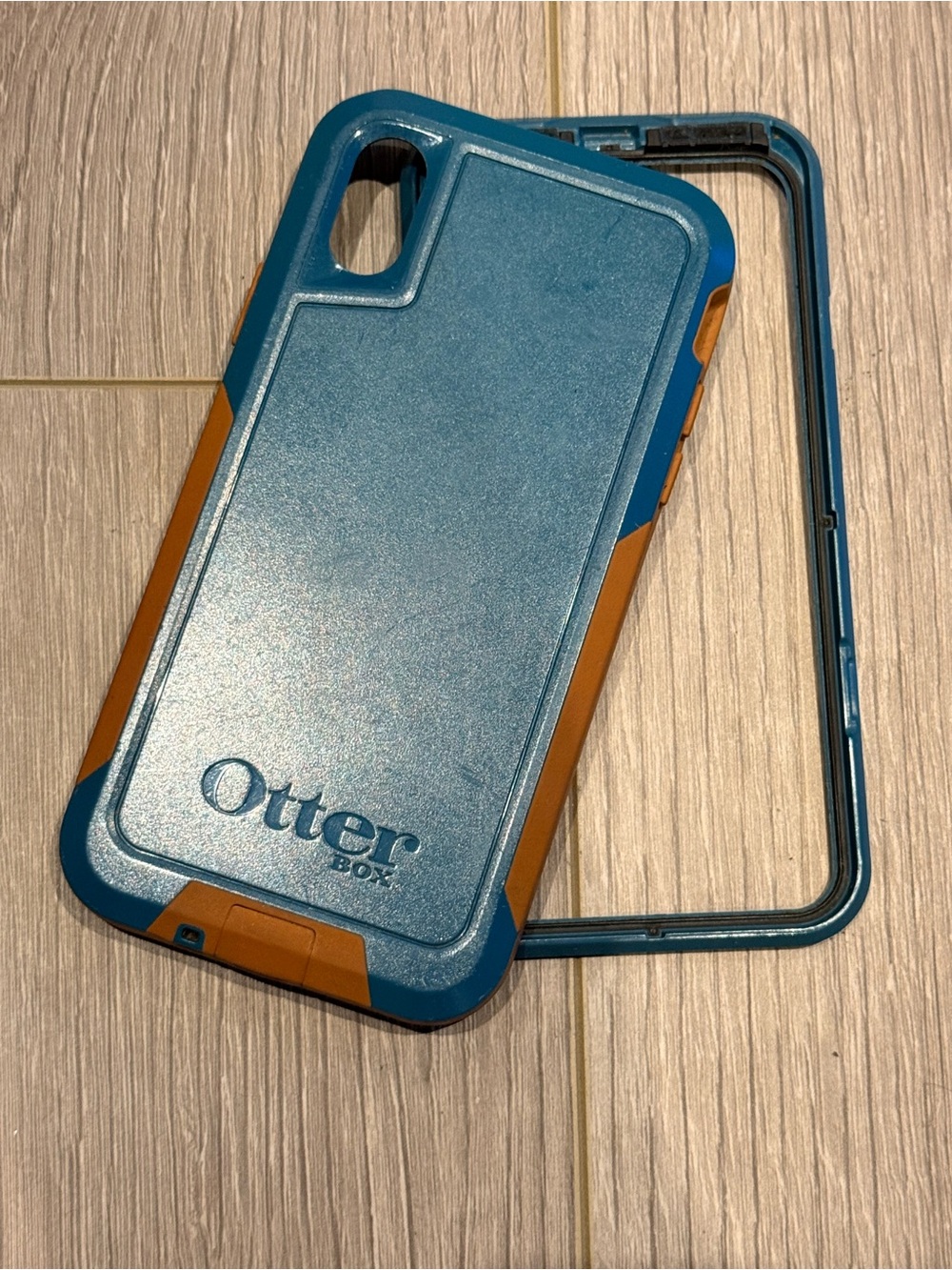 OtterBox Blue and Orange Two-Tone Protective Case iPhone X